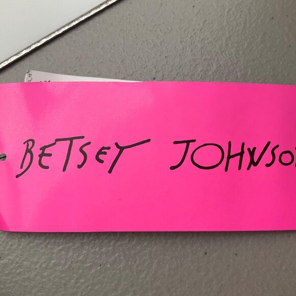 New Betsey Johnson 6 Sequin Polka Dot Sleeveless Midi Dress Sheer Onyx Goth - Picture 6 of 15